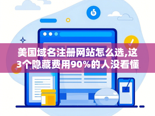 美国域名注册网站怎么选,这3个隐藏费用90%的人没看懂