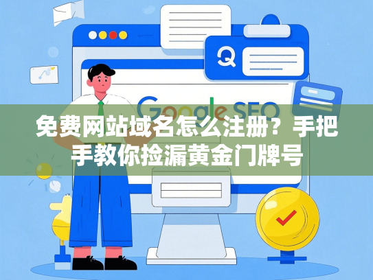免费网站域名怎么注册？手把手教你捡漏黄金门牌号