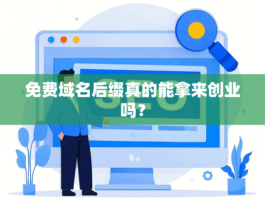 免费域名后缀真的能拿来创业吗？