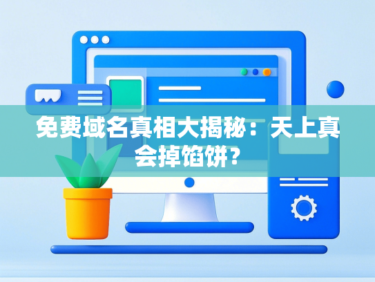 免费域名真相大揭秘：天上真会掉馅饼？