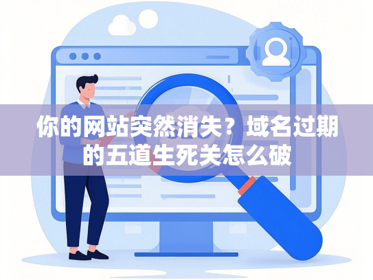 你的网站突然消失？域名过期的五道生死关怎么破