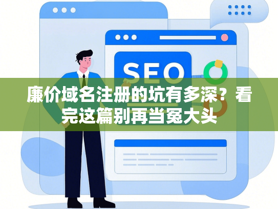 廉价域名注册的坑有多深？看完这篇别再当冤大头