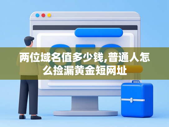 两位域名值多少钱,普通人怎么捡漏黄金短网址