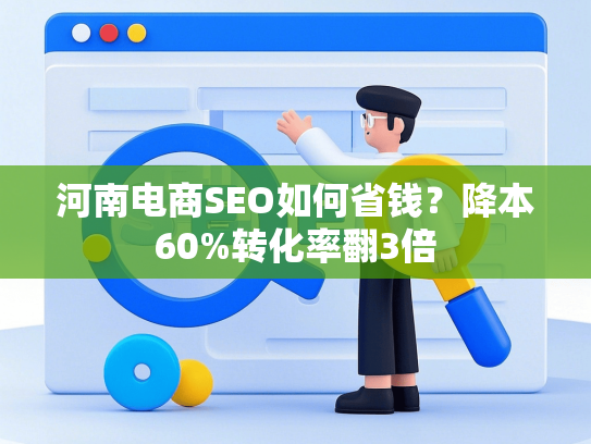 河南电商SEO如何省钱？降本60%转化率翻3倍-第1张图片