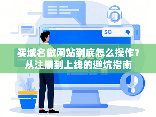 买域名做网站到底怎么操作？从注册到上线的避坑指南
