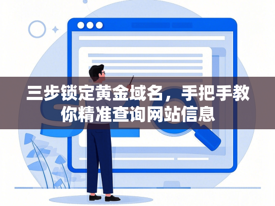 三步锁定黄金域名，手把手教你精准查询网站信息