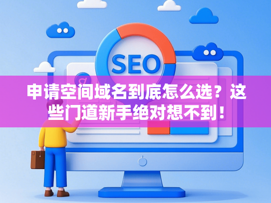 申请空间域名到底怎么选？这些门道新手绝对想不到！