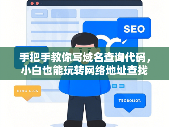 手把手教你写域名查询代码，小白也能玩转网络地址查找