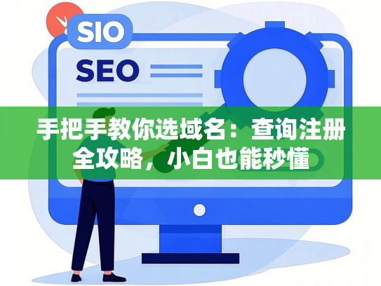 手把手教你选域名：查询注册全攻略，小白也能秒懂
