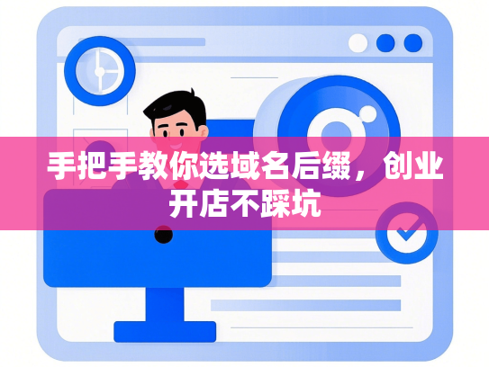 手把手教你选域名后缀，创业开店不踩坑