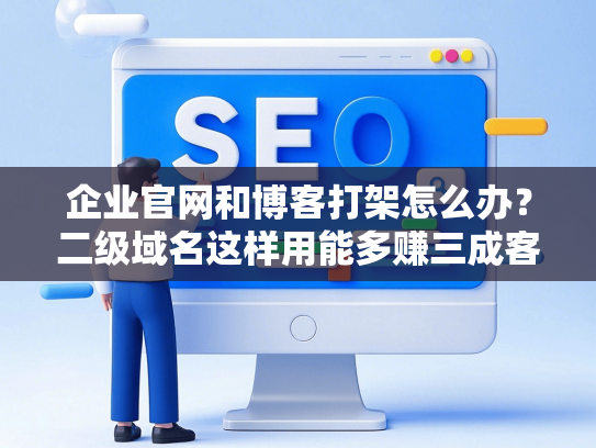 企业官网和博客打架怎么办？二级域名这样用能多赚三成客单