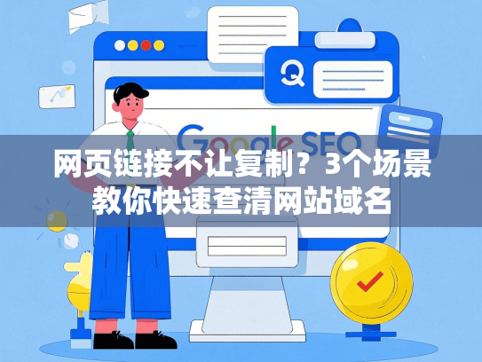 网页链接不让复制？3个场景教你快速查清网站域名