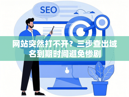 网站突然打不开？三步查出域名到期时间避免惨剧