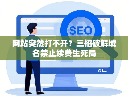 网站突然打不开？三招破解域名禁止续费生死局