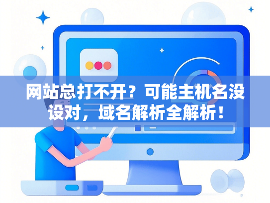 网站总打不开？可能主机名没设对，域名解析全解析！