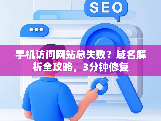 手机访问网站总失败？域名解析全攻略，3分钟修复