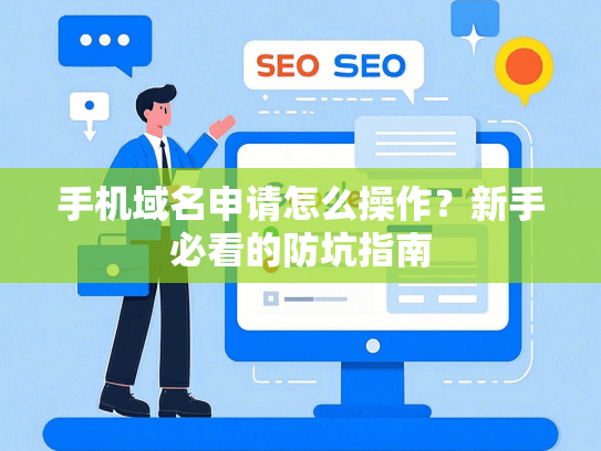 手机域名申请怎么操作？新手必看的防坑指南
