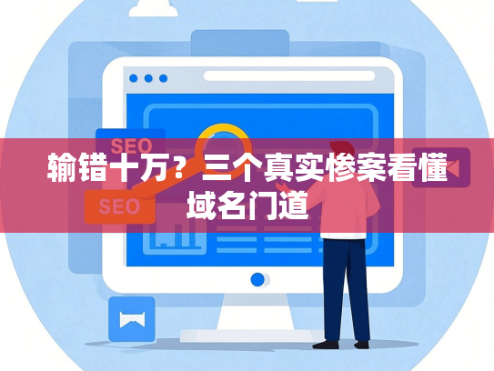 输错十万？三个真实惨案看懂域名门道