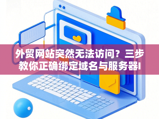 外贸网站突然无法访问？三步教你正确绑定域名与服务器IP