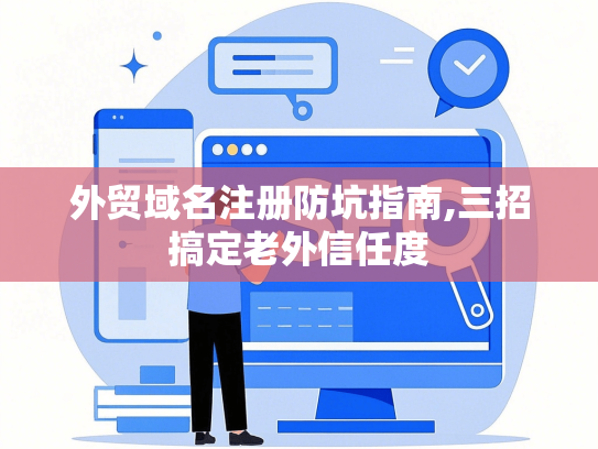 外贸域名注册防坑指南,三招搞定老外信任度