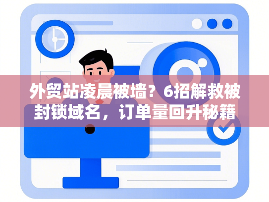 外贸站凌晨被墙？6招解救被封锁域名，订单量回升秘籍