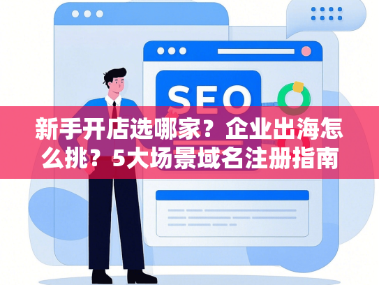 新手开店选哪家？企业出海怎么挑？5大场景域名注册指南