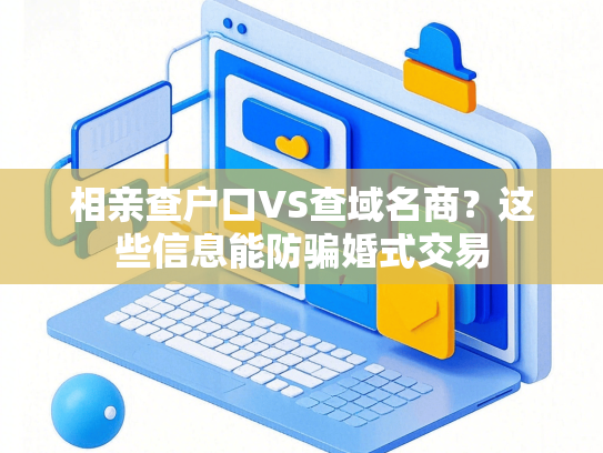 相亲查户口VS查域名商？这些信息能防骗婚式交易-第1张图片