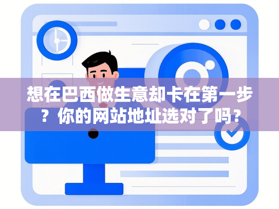想在巴西做生意却卡在第一步？你的网站地址选对了吗？