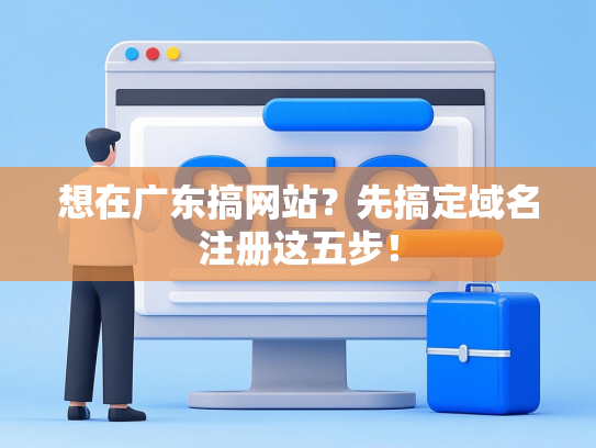 想在广东搞网站？先搞定域名注册这五步！