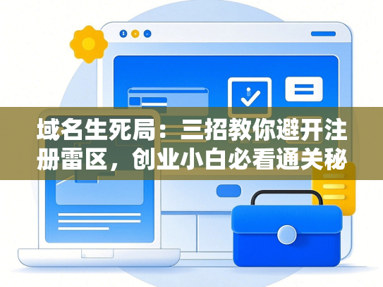 域名生死局：三招教你避开注册雷区，创业小白必看通关秘籍