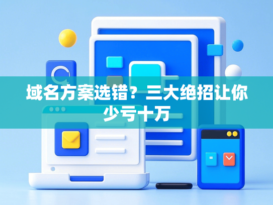 域名方案选错？三大绝招让你少亏十万