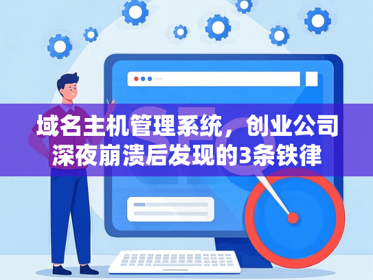域名主机管理系统，创业公司深夜崩溃后发现的3条铁律