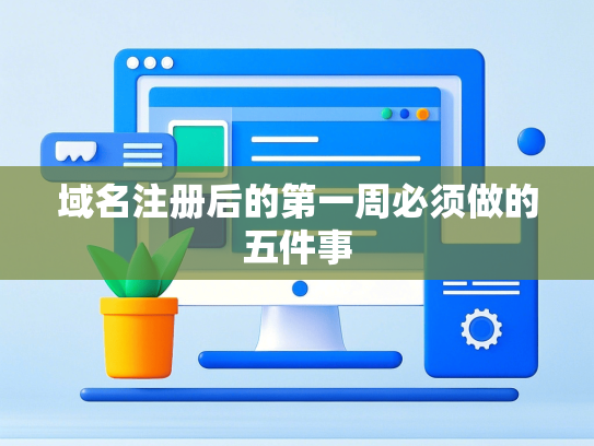域名注册后的第一周必须做的五件事