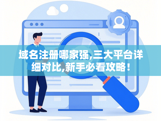 域名注册哪家强,三大平台详细对比,新手必看攻略！