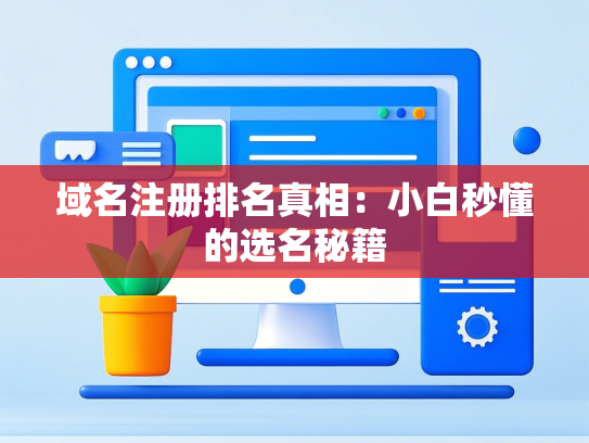 域名注册排名真相：小白秒懂的选名秘籍