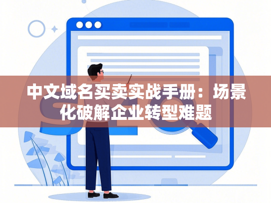 中文域名买卖实战手册：场景化破解企业转型难题-第1张图片