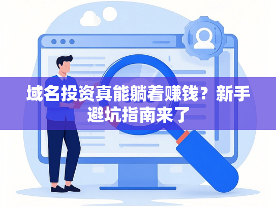 域名投资真能躺着赚钱？新手避坑指南来了-第1张图片