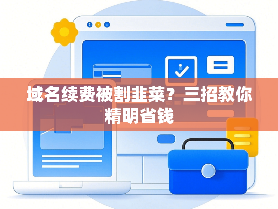 域名续费被割韭菜？三招教你精明省钱