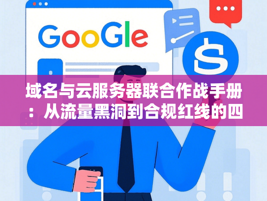 域名与云服务器联合作战手册：从流量黑洞到合规红线的四场突围战
