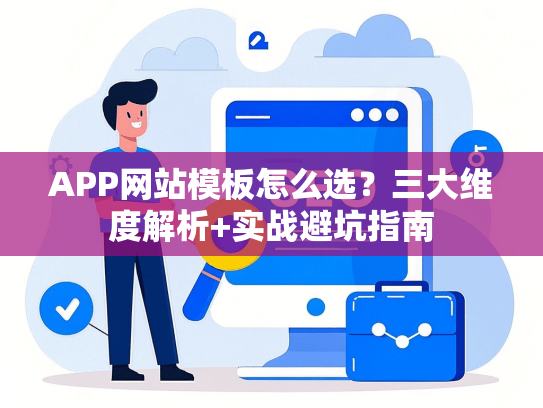 APP网站模板怎么选？三大维度解析+实战避坑指南-第1张图片