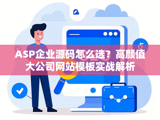 ASP企业源码怎么选？高颜值大公司网站模板实战解析-第1张图片