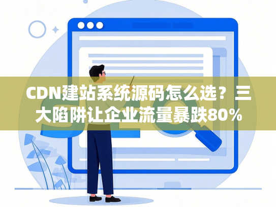 CDN建站系统源码怎么选？三大陷阱让企业流量暴跌80%-第1张图片