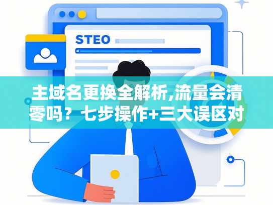 主域名更换全解析,流量会清零吗？七步操作+三大误区对照表