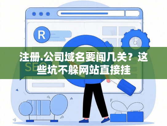 注册.公司域名要闯几关？这些坑不躲网站直接挂