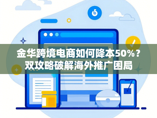 金华跨境电商如何降本50%？双攻略破解海外推广困局