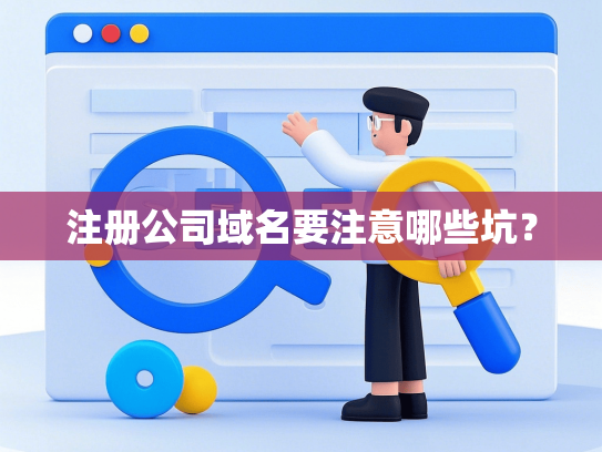 注册公司域名要注意哪些坑？