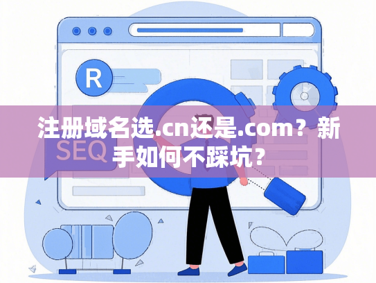 注册域名选.cn还是.com？新手如何不踩坑？