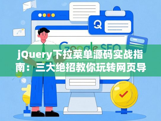 jQuery下拉菜单源码实战指南：三大绝招教你玩转网页导航