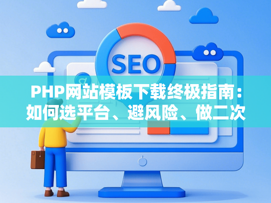 PHP网站模板下载终极指南：如何选平台、避风险、做二次开发？免费VS付费深度解析