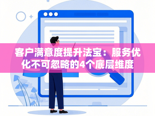 客户满意度提升法宝：服务优化不可忽略的4个底层维度